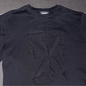 Black Logo T-Shirt by Express